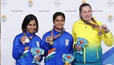 الهندية باخير تفوز بذهبية مسدس الهواء في دورة الكومنولث