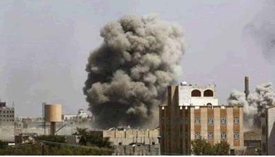 استشهاد وجرح أكثر من تسعة مواطنين بغارات وقصف صاروخي ومدفعي للعدوان