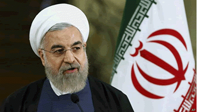التلفزيون: روحاني يحذر ترامب من الانسحاب من الاتفاق النووي