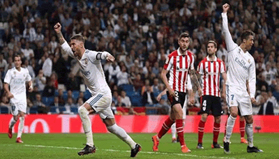 الدوري الإسباني:رونالدو ينقذ ريال مدريد من السقوط أمام بيلباو