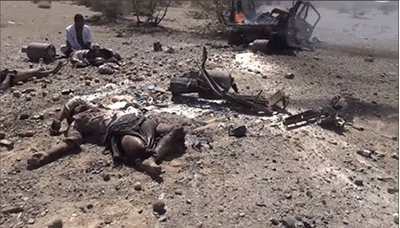 إستشهاد خمسة مواطنين بغارات لطيران العدوان على حيدان بصعدة