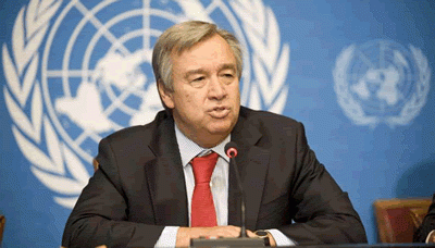 أمين عام الأمم المتحدة يعبر عن قلقه إزاء الغارات على الأحياء السكنية بصنعاء