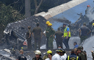 تحطم طائرة ركاب قرب مطار العاصمة الكوبية هافانا