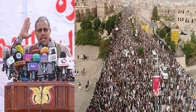 مسيرة جماهيرية حاشدة بالعاصمة صنعاء تحت شعار(الساحل مسؤولية الجميع)
