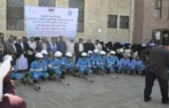تدشين حملة بيئية لمكافحة وباء الكوليرا بمديرية المخادر في إب