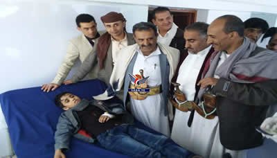 تدشين مخيم طبي مجاني لإستئصال اللوزتين بمديرية يريم في إب
