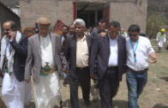 محافظ إب ورئيس هيئة مياه الريف يتفقدان مركز الحجر الصحي بالمحافظة