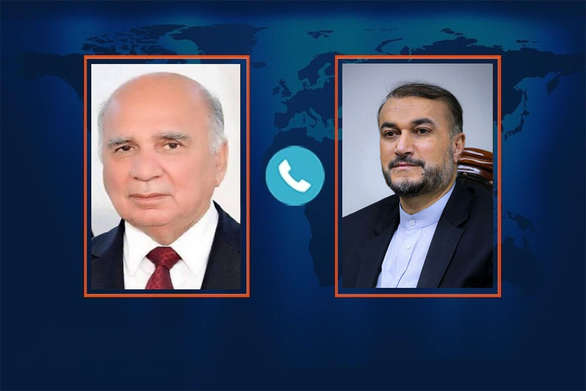 وزيرا الخارجية الإيراني والعراقي يؤكدان على ضرورة بذل الجهود لوقف الحرب في اليمن