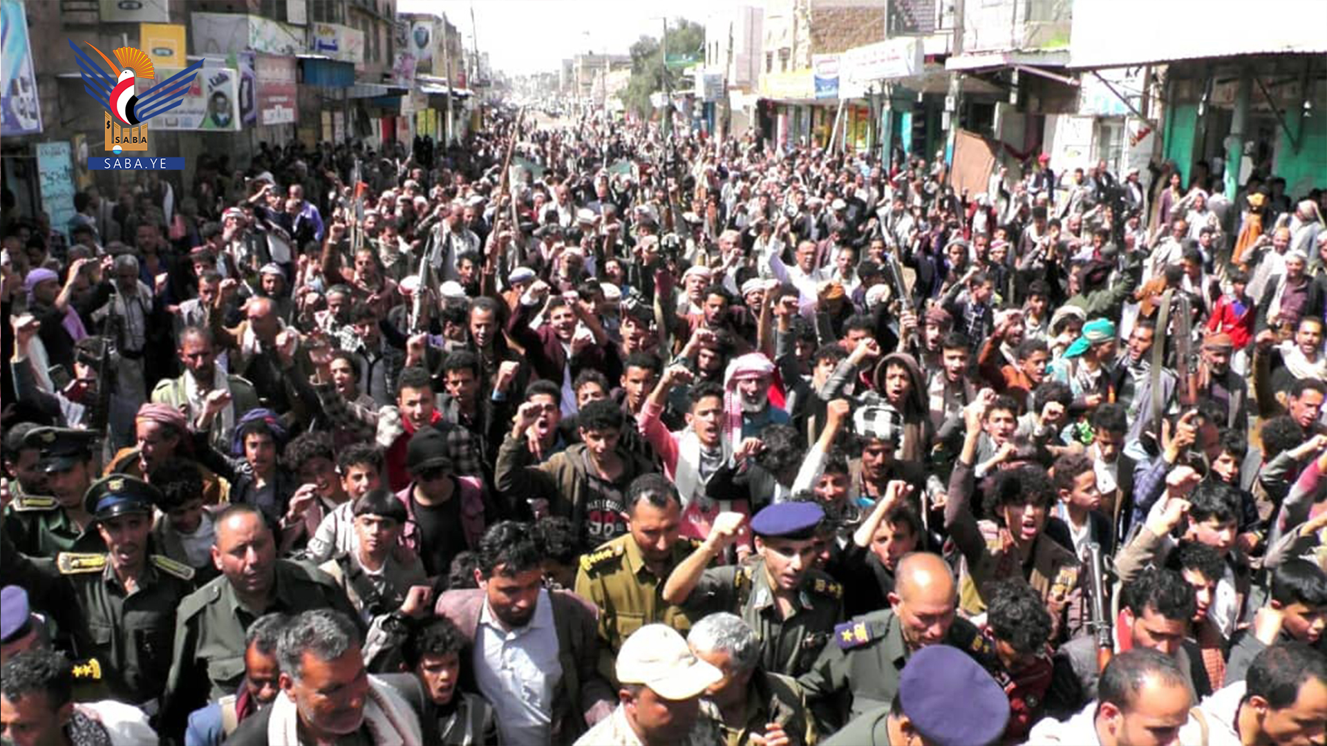 مسيرة لمديريات المربع الشمالي في إب إحياءً لذكرى استشهاد الإمام زيد