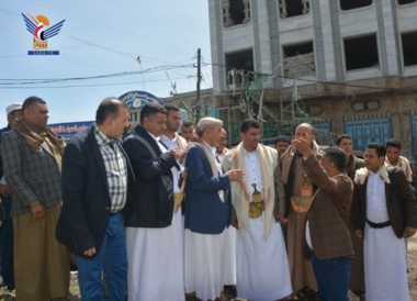 أبو لحوم يضع حجر الأساس لمشاريع مياه في فرع العدين بإب