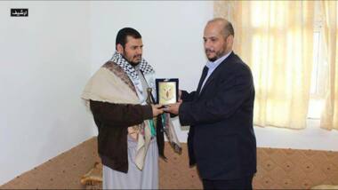 السيد عبدالملك الحوثي يلتقي ممثل حركة الجهاد الإسلامي في اليمن
