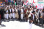 مسيرة جماهيرية بمدينة إب تأييدا ومباركةً لعملية طوفان الأقصى
