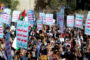 مسيرة حاشدة لأبناء مديريات المربع الشمالي بإب نصرة للشعب الفلسطيني