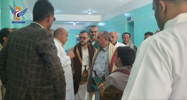 تفقد سير العمل في مستشفى الشهيد علي عبدالمغني بمديرية السدة بإب