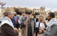 ضيوف اليمن المشاركون بمؤتمر فلسطين يطلعون على عدد من جرائم العدوان في صعدة