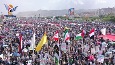 خروج واسع بالعاصمة صنعاء في مسيرة 