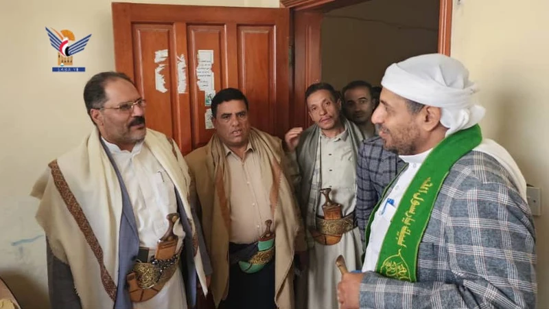 رئيس محكمة استئناف إب يتفقد سير العمل بمحكمة جبلة