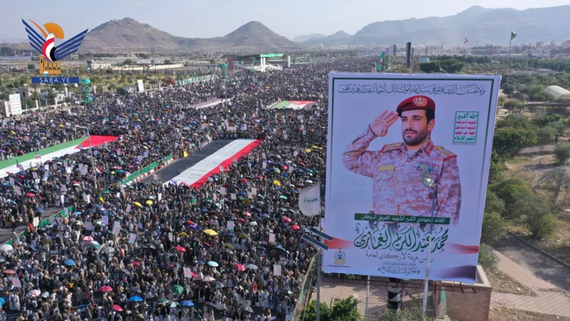 مسيرة مليونية بالعاصمة صنعاء تجدد العهد للشهداء وتؤكد الجهوزية لنصرة فلسطين