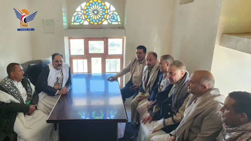 رئيس استئناف إب يتفقد سير العمل في محكمتي بعدان والشعر