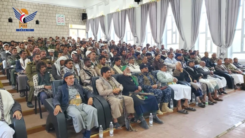 فعالية خطابية لإدارة أمن مديرية ريف إب إحياءً للذكرى السنوية للشهيد