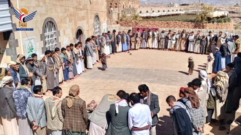 وقفات بمحافظة صنعاء نصرة لغزة وتأكيدًا على الجهوزية للتصدي للأعداء