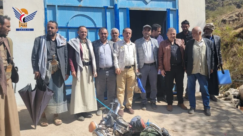 إب .. تسليم مشروع مياه مذكران بالقفر للجنة المستفيدين