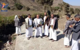 تفقد سير العمل في عدد من مشاريع المبادرات المجتمعية بمديرية ريف إب