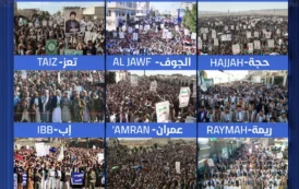 مسيرات مليونية بالعاصمة والمحافظات تلبية لواجب النصرة لفلسطين واستعدادا لأي مواجهة مع العدو