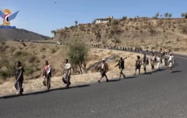 إب .. مناورة تطبيقية ومسير في مديرية القفر