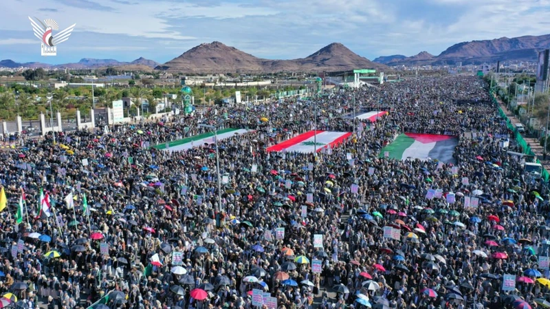 مسيرة مليونية بالعاصمة صنعاء تحت شعار 