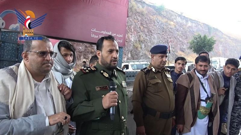 زيارات عيدية للمرابطين في عدد من النقاط الأمنية بمحافظة إب