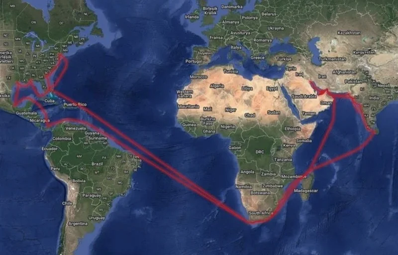 الحرس الثوري الإيراني يعلن توقيف سفينة يُشتبه في تعاونها مع الجيش الأمريكي