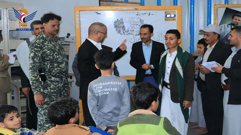 تفقد سير الأداء في المركز الصيفي الثالث لأبناء منتسبي جامعة إب