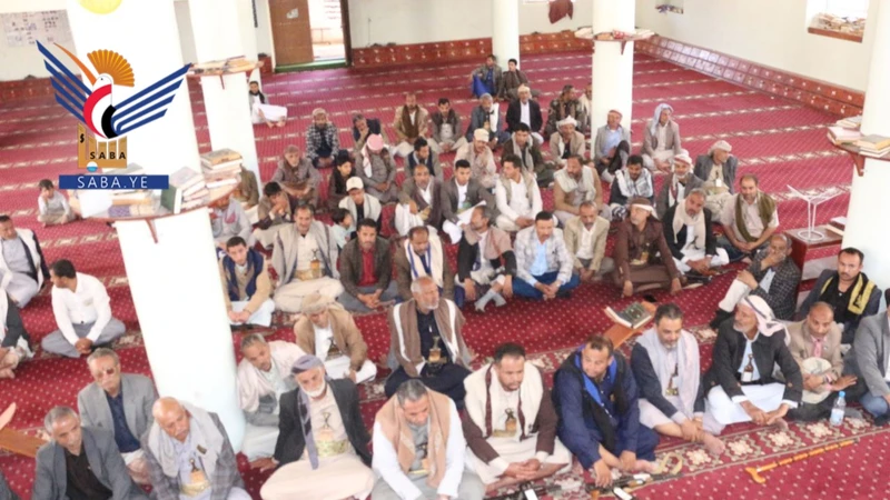 إب.. فعاليات خطابية في الشعر والرضمة والقفر بذكرى الصرخة