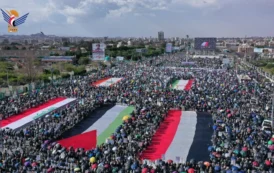 مسيرة مليونية بالعاصمة صنعاء تبارك الانتصار العظيم لإيران ومحور الجهاد والمقاومة وتؤكد وحدة الساحات