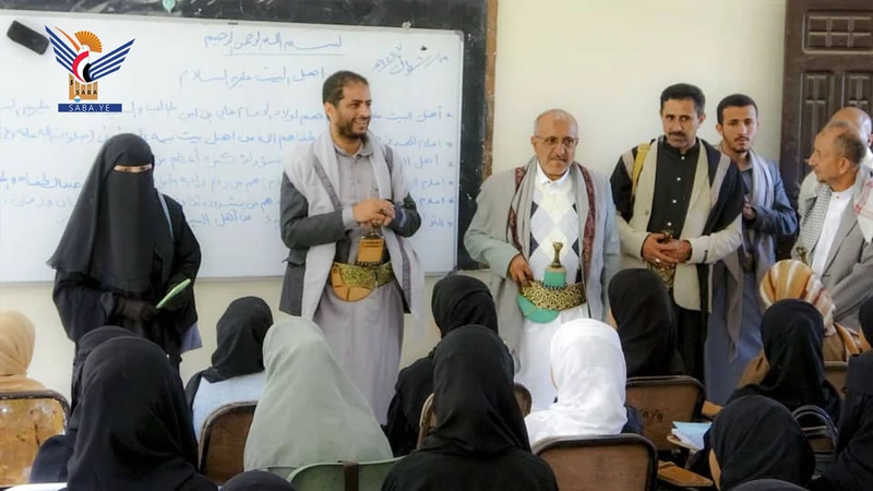 تفقد الدورات الصيفية والاختبارات في ريف إب والمشنة