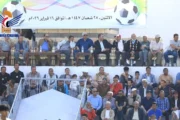 الدكتور البخيتي يطّلع على سير عمل طاقم قناة اليمن الفضائية في تغطية مباريات الدوري العام وكأس الجمهورية بملعب الظرافي