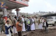 محافظ اب يُدشّن العمل بمشروع إعادة تأهيل طريق إب - القاعدة