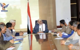 العلامة مفتاح يرأس اجتماعًا لمناقشة احتياجات محافظة إب من مشاريع المياه والصرف الصحي