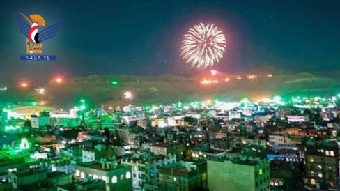 الألعاب النارية تضيء سماء العاصمة والمحافظات ابتهاجًا بالمولد النبوي الشريف