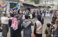 وقفات شعبية في محافظة إب تحت عنوان كالجسد الواحد