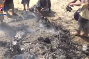 الإعلام الحربي يوزع مشاهد إسقاط طائرة استطلاع مسلّحة نوع 