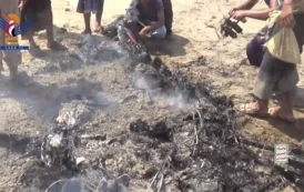 الإعلام الحربي يوزع مشاهد إسقاط طائرة استطلاع مسلّحة نوع 