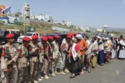 استقبال ستة أسرى محررين من أبناء محافظة إب