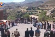 وقفات حاشدة في إب تأكيدًا على استمرار النفير العام والجهوزية لمواجهة العدو السعودي